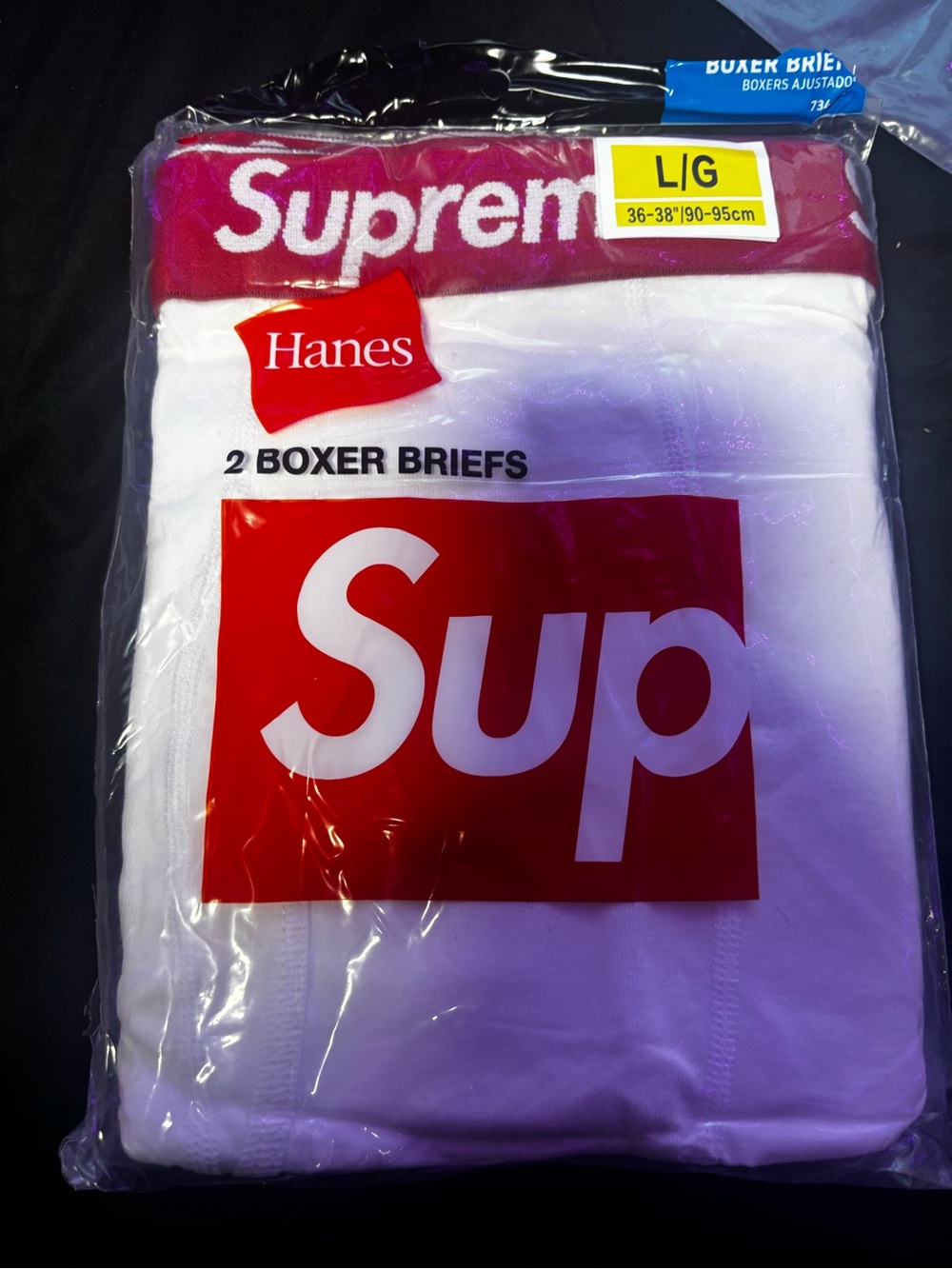 White Boxer Briefs - Large (36-38)